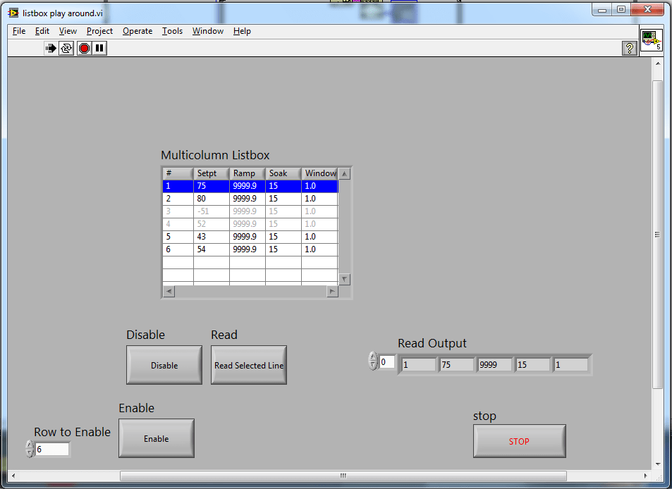 How to make a multicolumn list and format data, etc NI Community