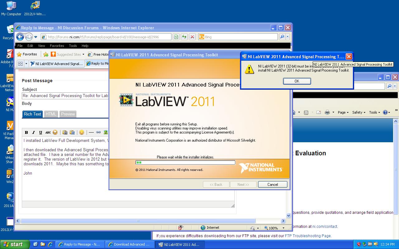 Advanced Signal Processing Toolkit for LabView 2011 NI Community