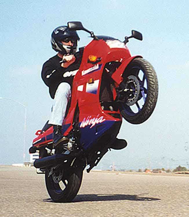 Ninja250 Riders Club Topic review Wheelies & Stoppies