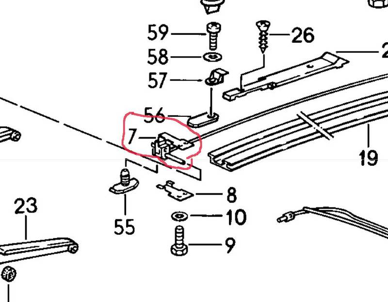 Help with Sunroof part number diagram. - Pelican Parts Forums