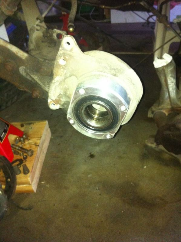 How to remove Hub stuck seized in rear wheel bearing? - Pelican Parts