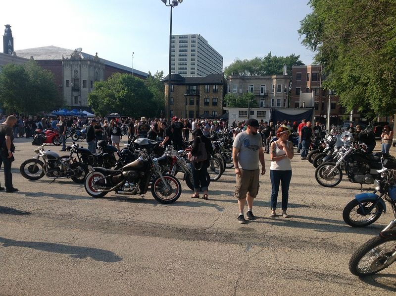 Chicago vintage motorcycle show