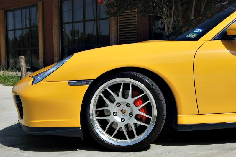 Speed Yellow 2001 996 Turbo 6Speed Sport Seats, Tubi, Champion