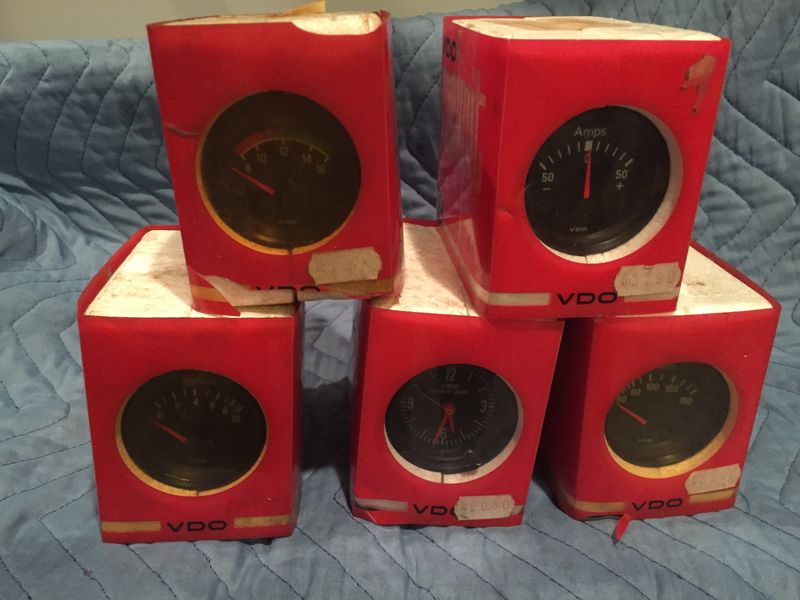 NOS Vintage VDO gauge set 125 OBO Pelican Parts Forums
