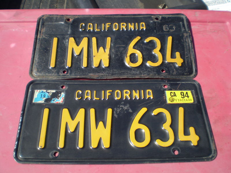 California black plates ( DMV CLEAR ) Pelican Parts Forums