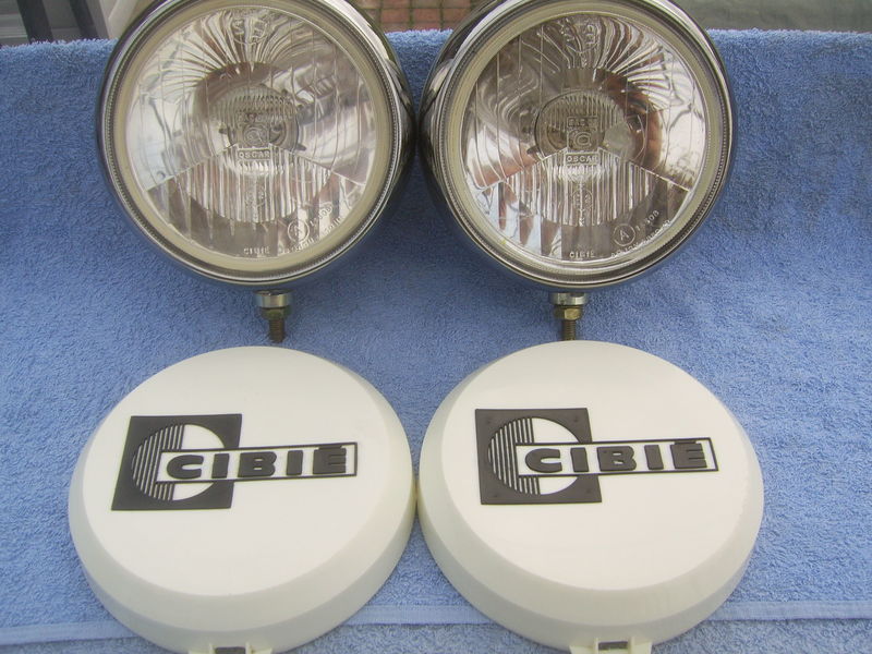 FS NOS Cibie Oscar Clear Driving Lights + Covers Pelican Parts Forums