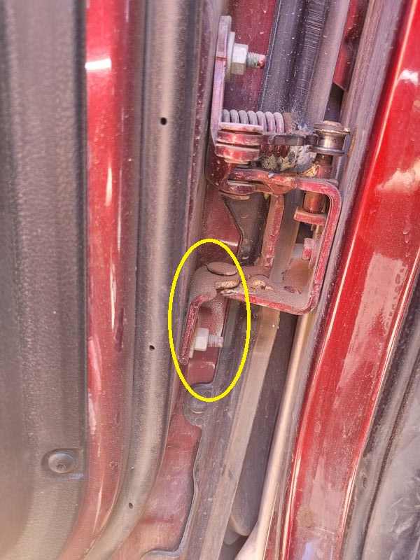 Ram bent door hinge. Diy fix? Pelican Parts Forums