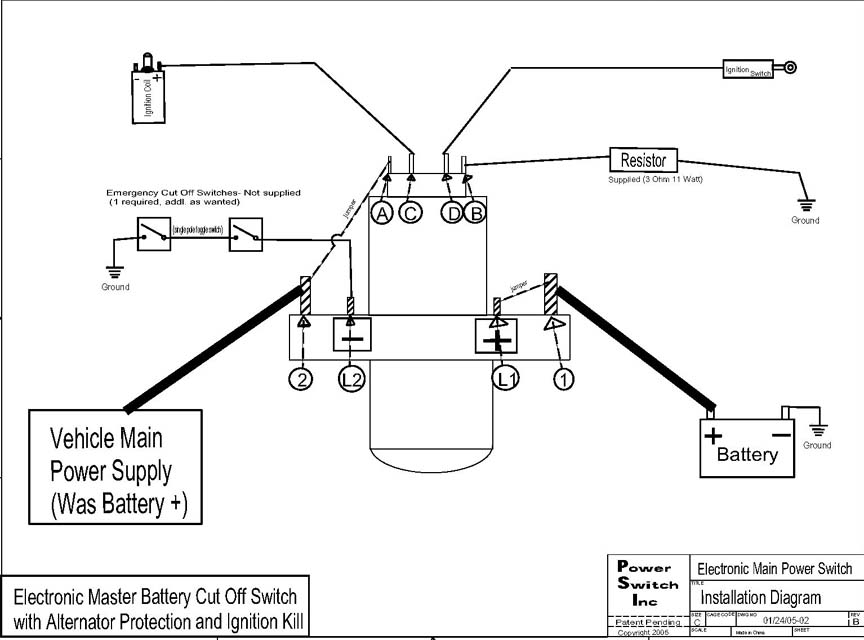 Car Kill Switch Wiring Diagram - Circuit Diagram