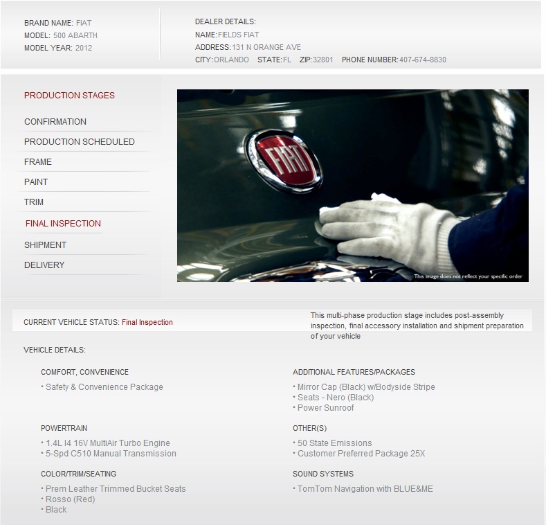 Order placed... I think...lol - Fiat 500 USA Forum