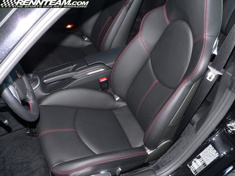 Black on Black with Deviated Red Stitching Opinions Rennlist