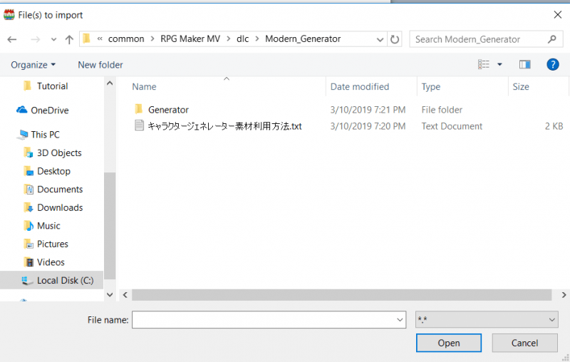 Importing Character Generator Dlc | Rpg Maker Forums