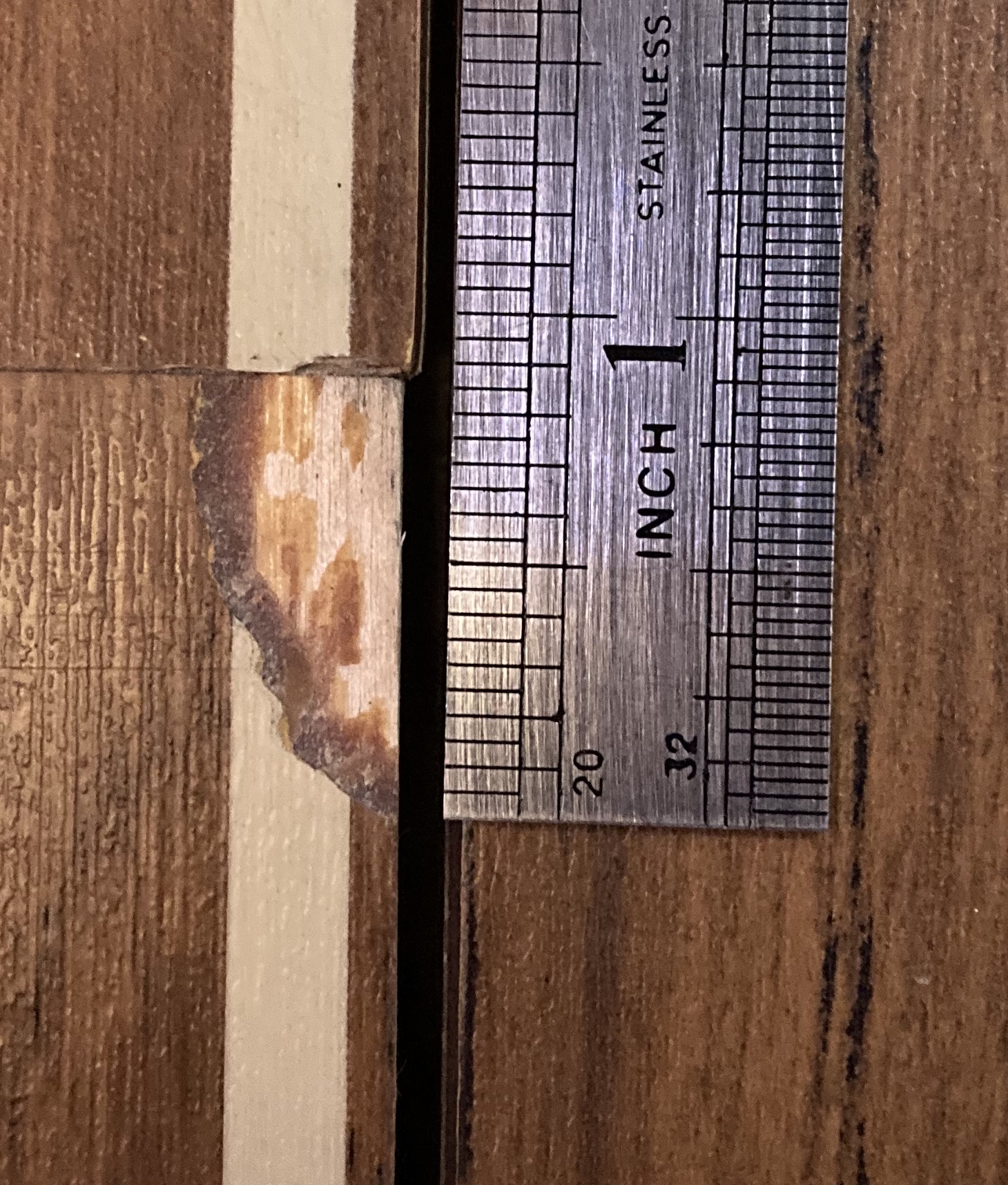 How to repair small chip in cabin sole Sailboat Owners Forums