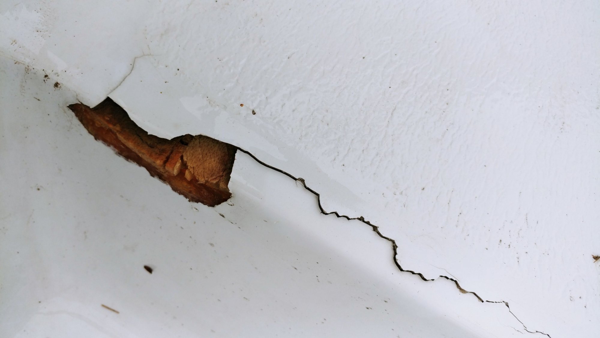 drilling through cracked fiberglass Sailboat Owners Forums