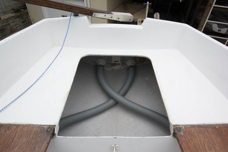 Cockpit drainage Hunter 19 Sailboat Owners Forums