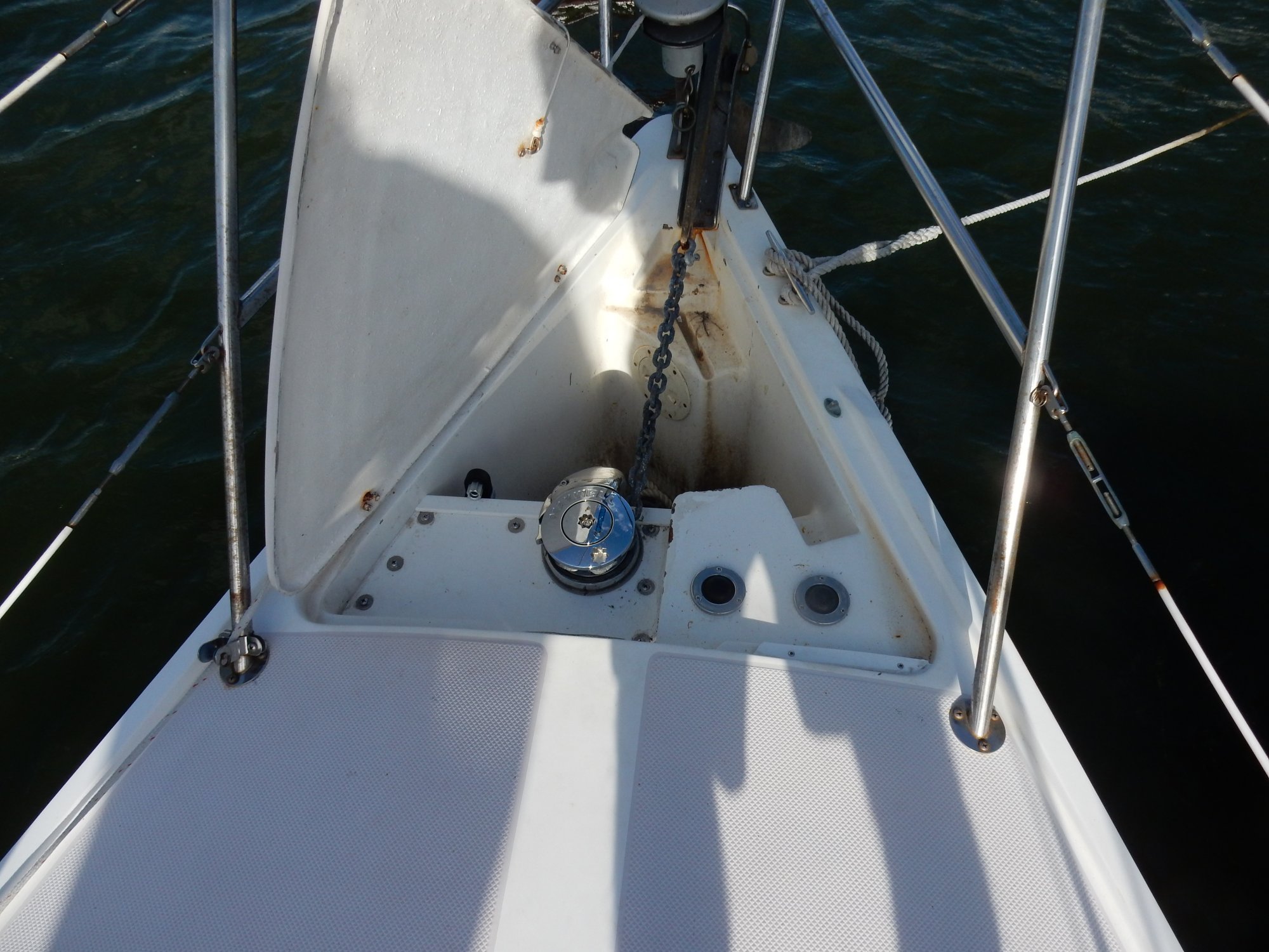 Catalina 30 tall rig windlass installation Sailboat Owners Forums
