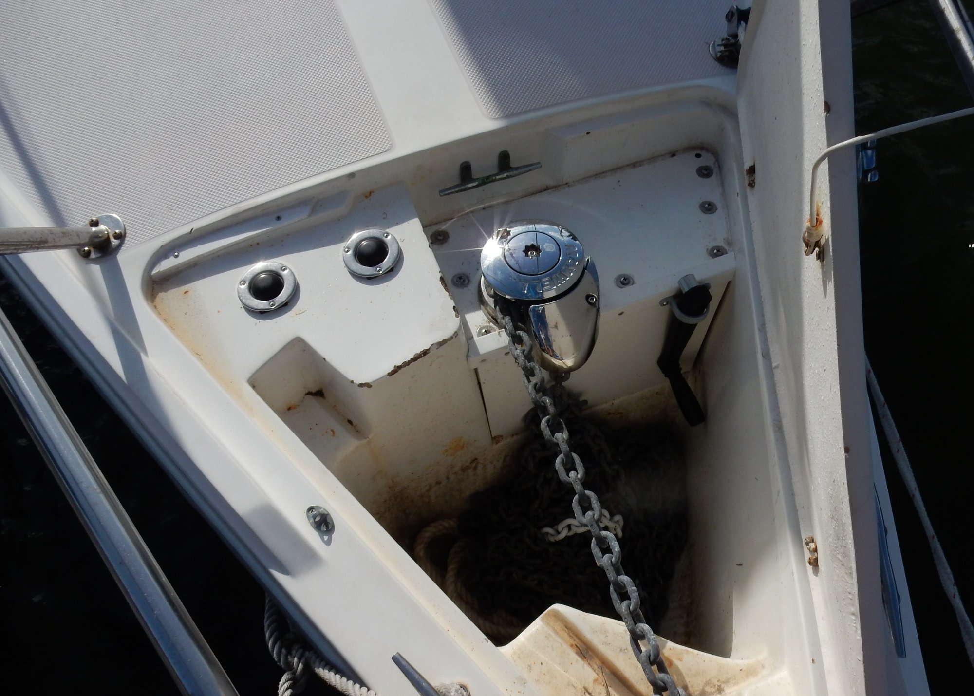 Catalina 30 tall rig windlass installation Sailboat Owners Forums