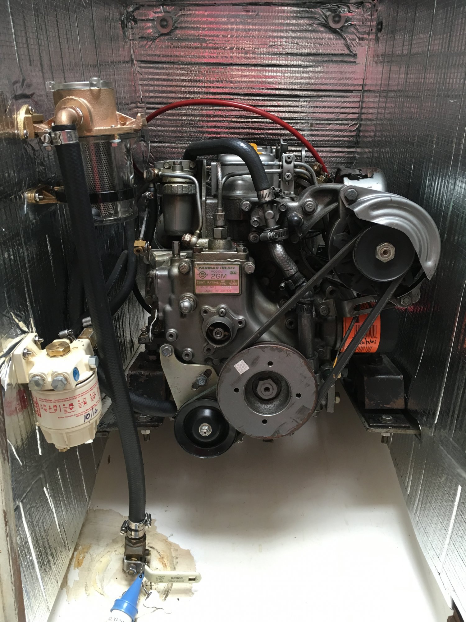 Raw water intake strainer Sailboat Owners Forums