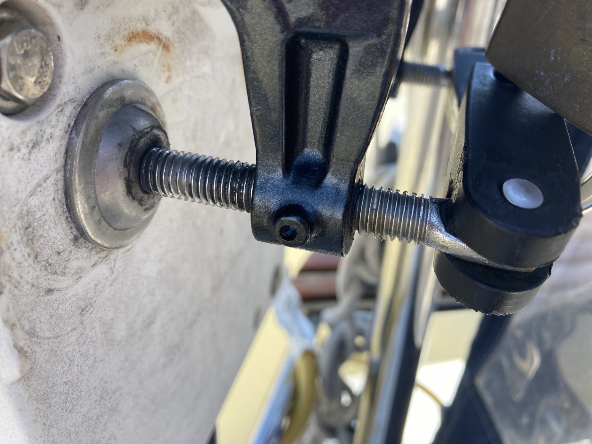 Outboard mounting bolts seized Sailboat Owners Forums