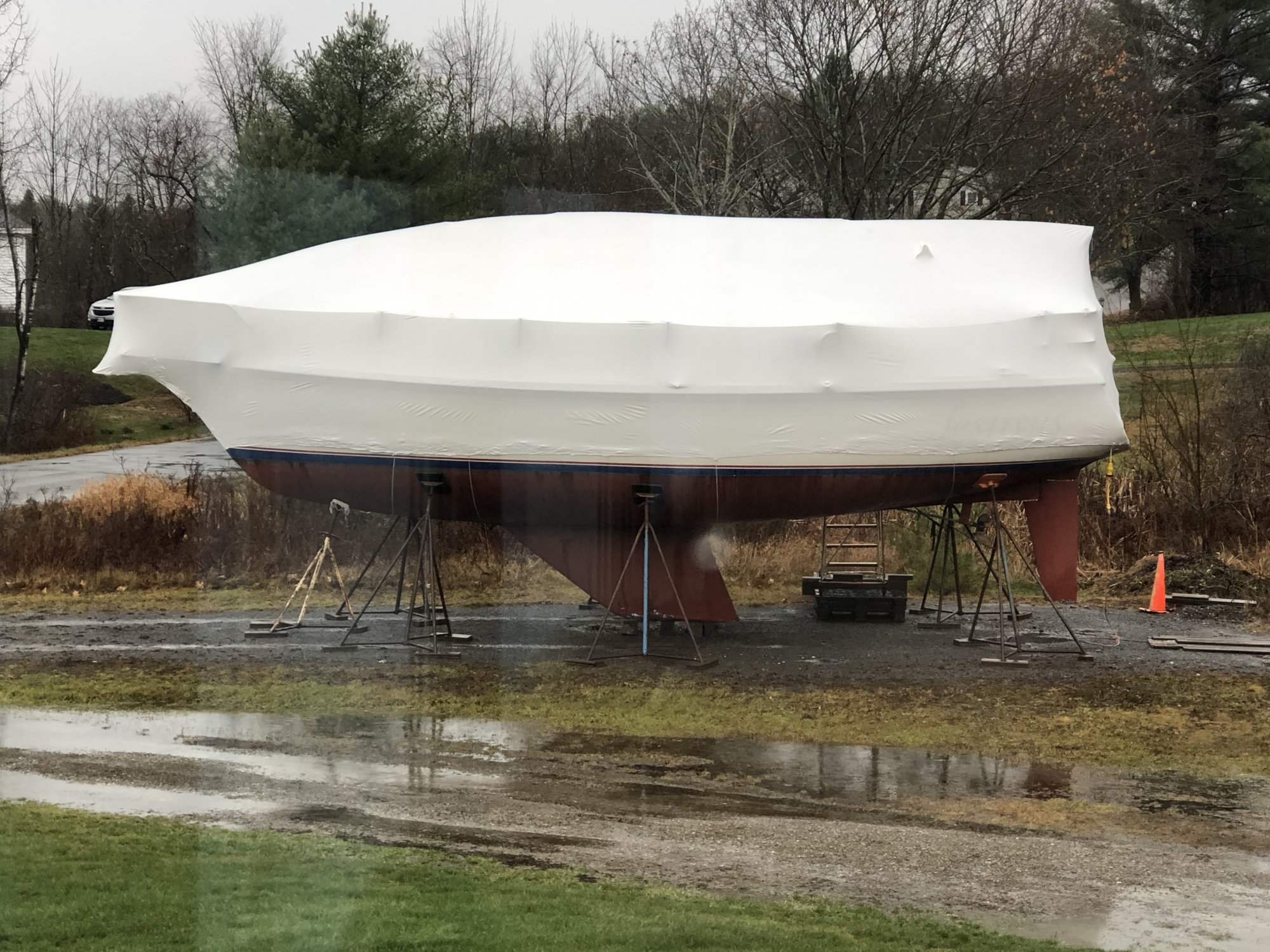 Storing boat in yard? Sailboat Owners Forums