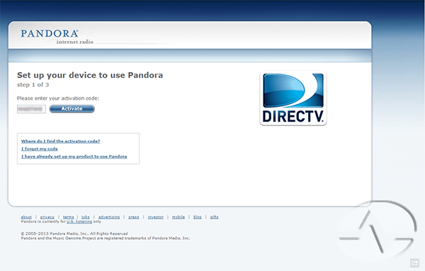 HOW TO DO IT Set up Pandora on your DIRECTV DVR The Solid Signal Blog