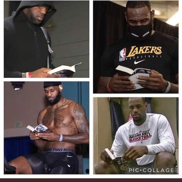 Lebron James "reading" The Autobiography of Malcolm X Page 2