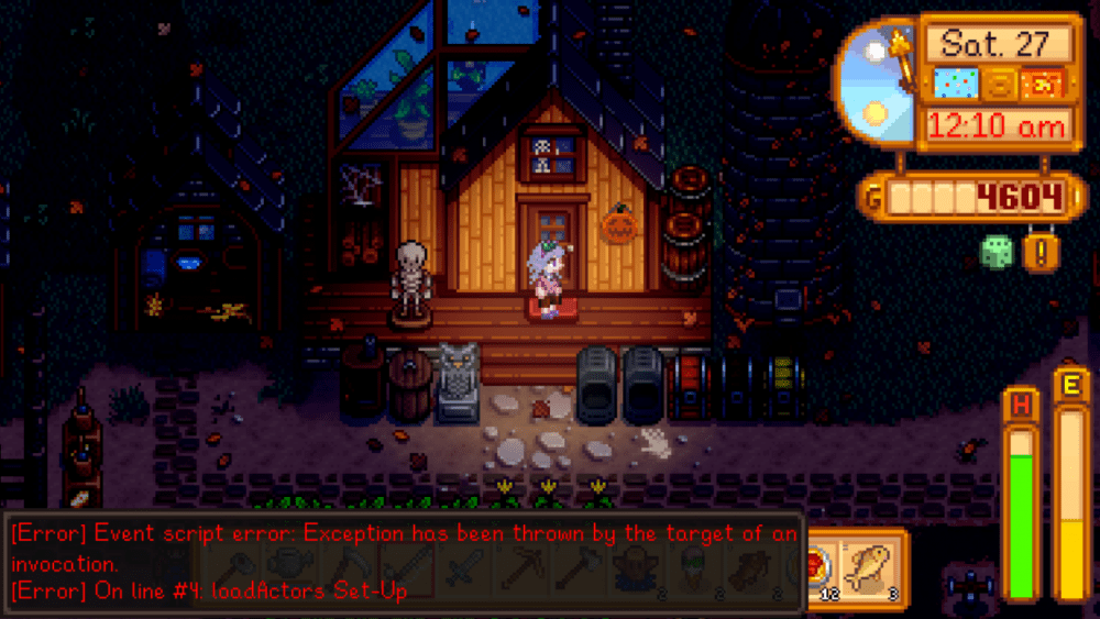 Issue [HELP] Error occurred in Dance of the Moonlight Jellies and