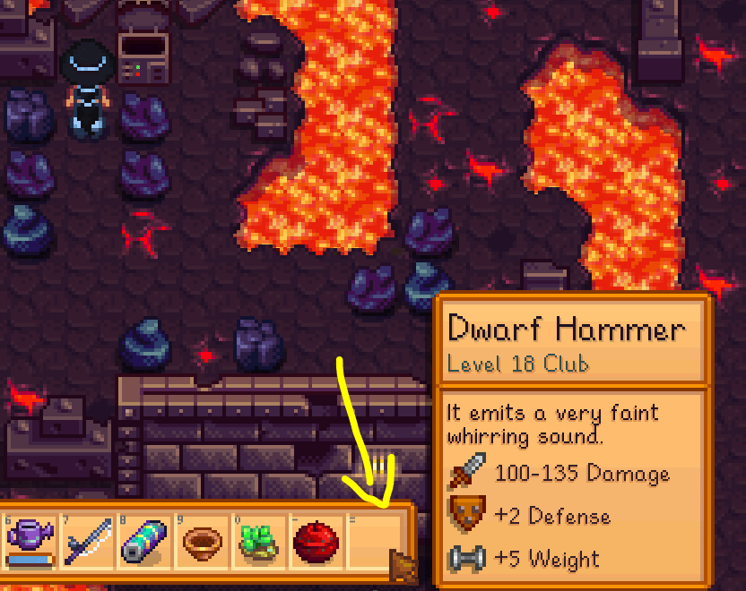 PC [BUG] Invisible dwarf hammer weapon Stardew Valley Forums