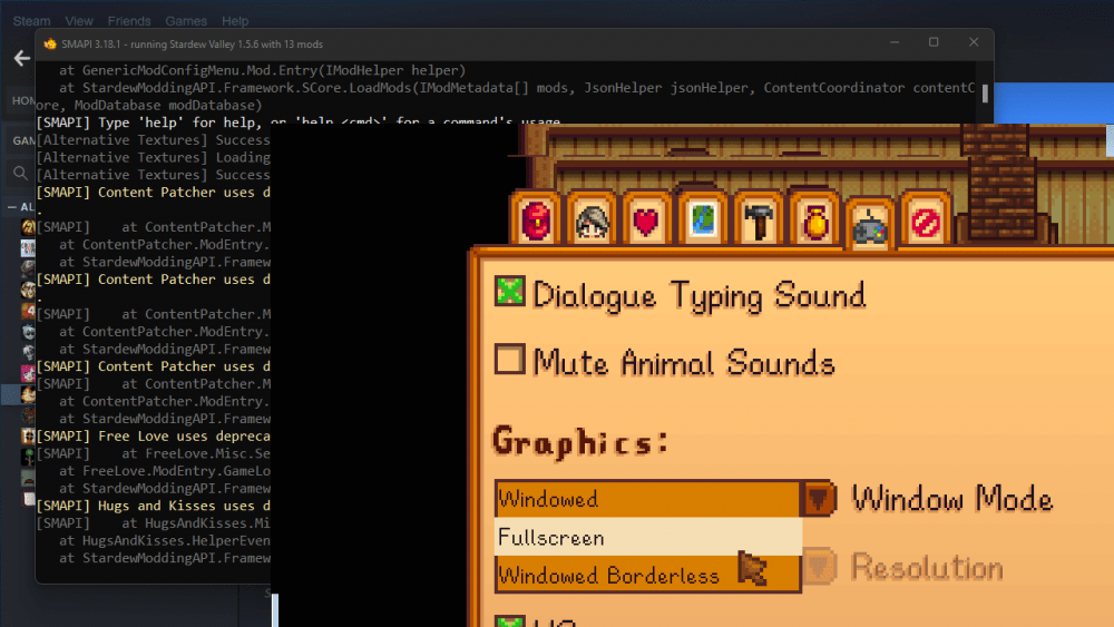 Issue Fullscreen Resolution Glitch Stardew Valley Forums