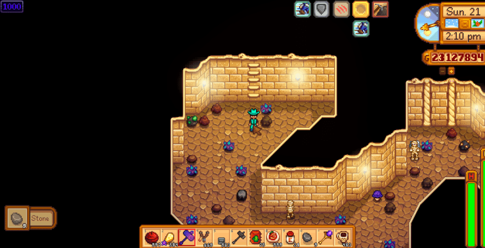 Pretty far in Skull Caverns ig (level 1100+) Stardew Valley Forums