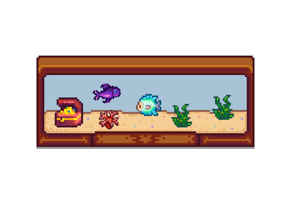 Ability to put "Treasure Chest" in fish tanks. Stardew Valley Forums