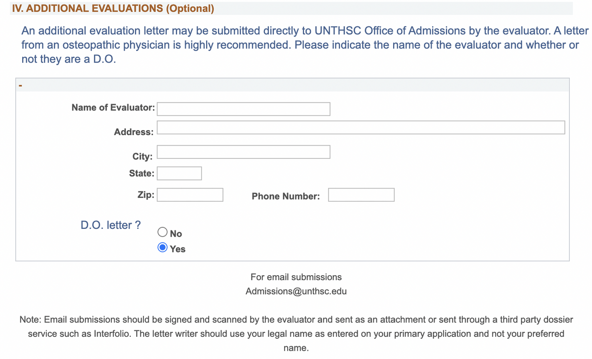 20242025 University of North Texas Health Science Center/Texas College of Osteopathic Medicine Student Doctor Network