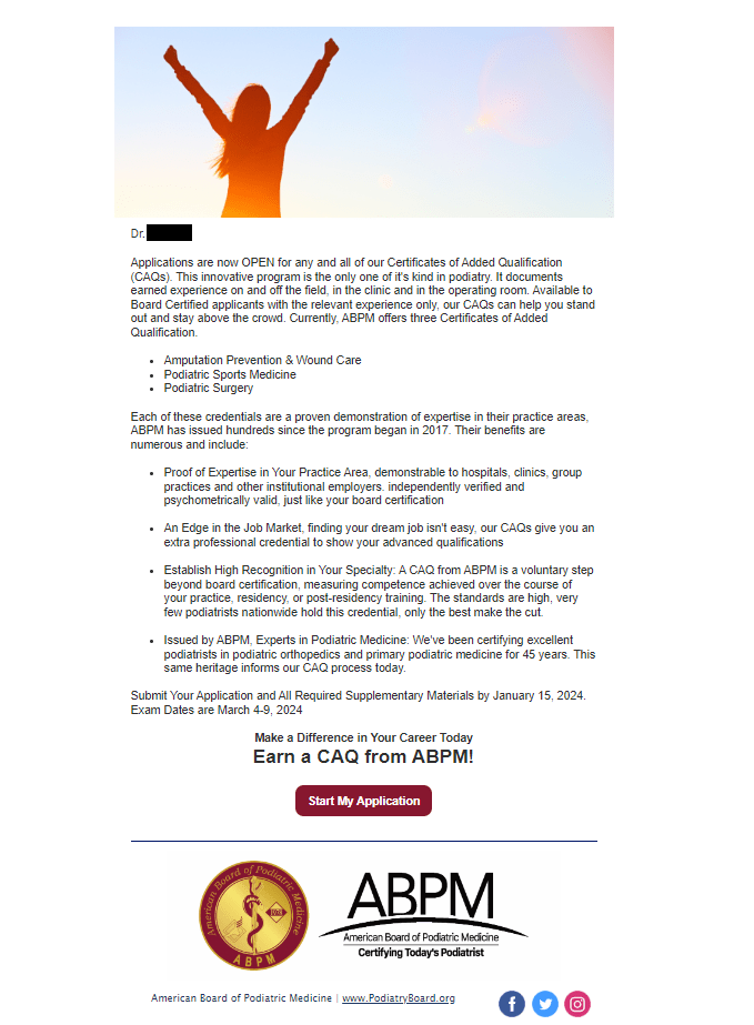 Podiatric Sports Medicine Student Doctor Network