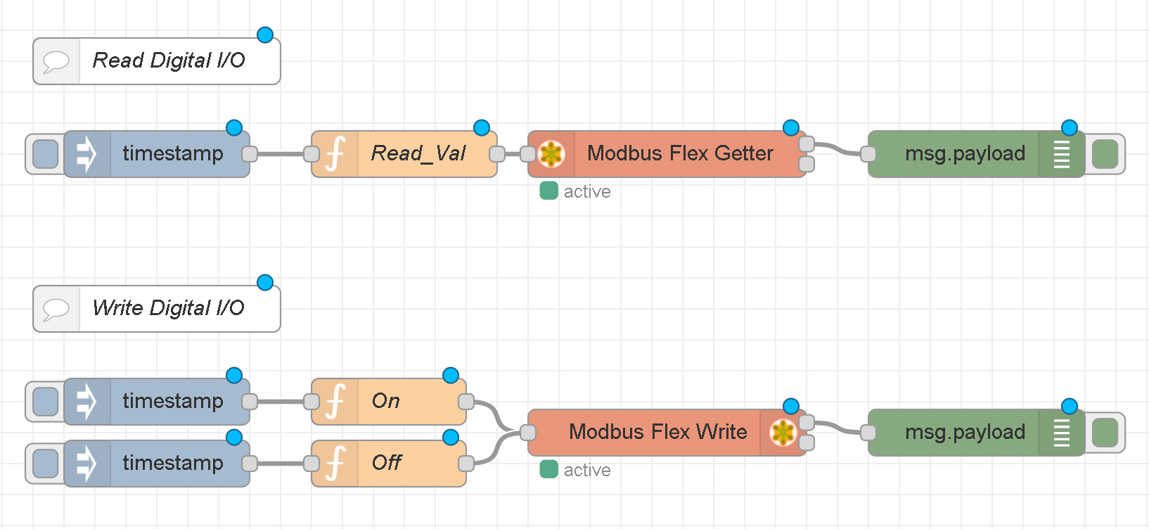 ModBusTCP Read/Write Digital IO Tutorial Node Red Temco Controls