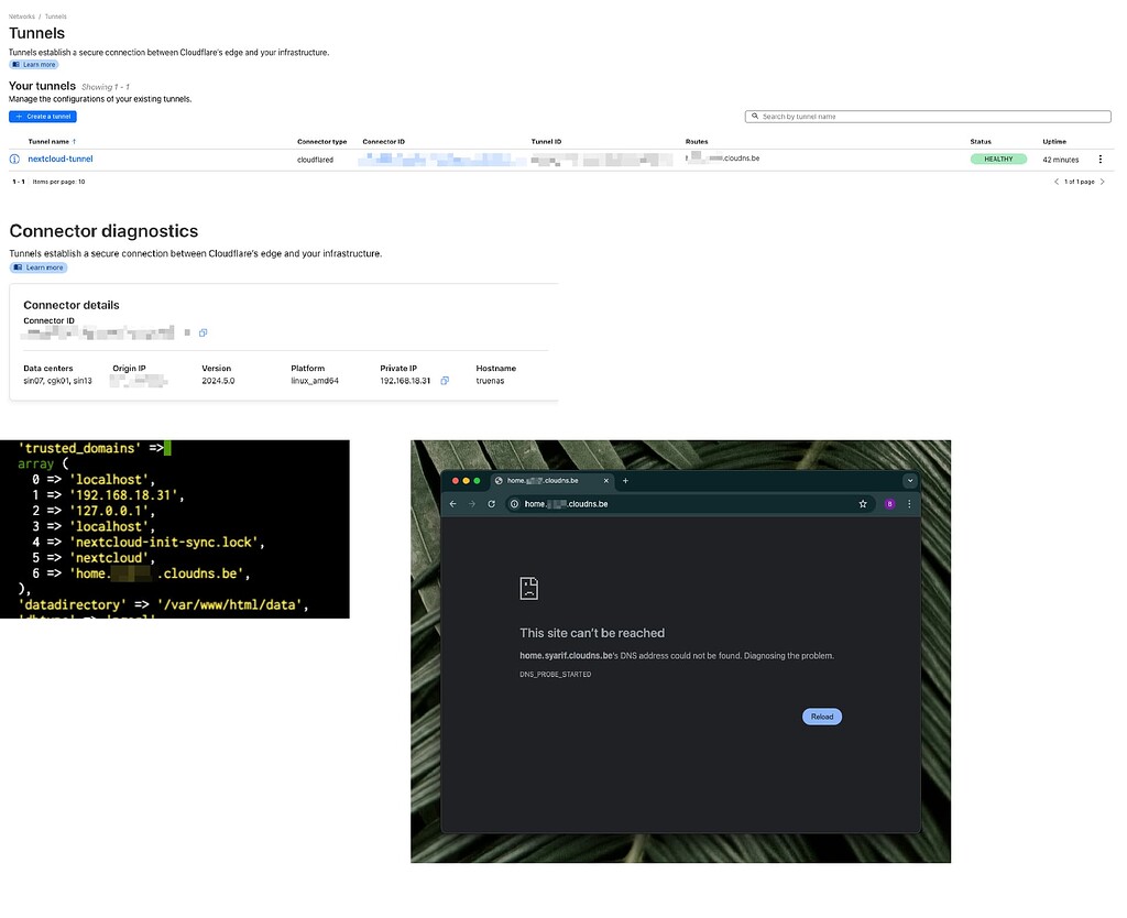 TrueNAS SCALE set Cloudflare Tunnel for Nextcloud? TrueNAS General