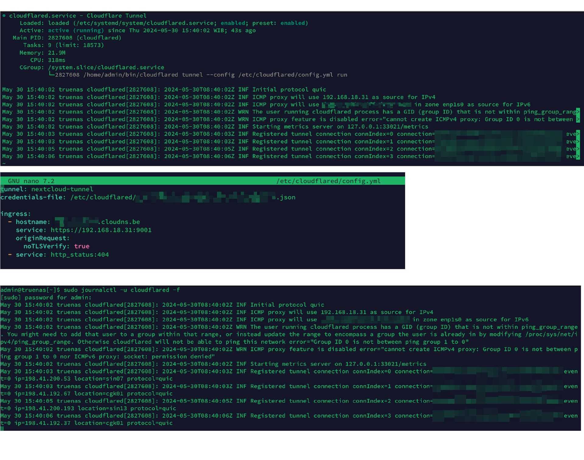 TrueNAS SCALE set Cloudflare Tunnel for Nextcloud? TrueNAS General