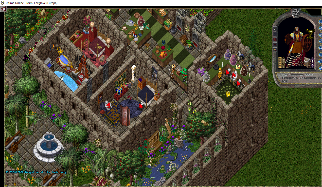My custom castle..thinking of rebuilding.. Ultima Online Forums