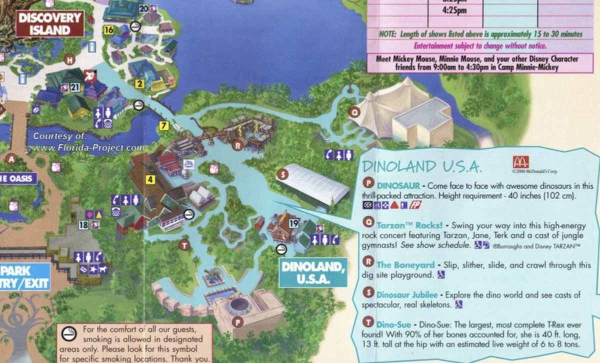 Animal Kingdom Dinoland Usa Map Redo dinoland Page 3 WDWMAGIC Unofficial Walt Disney World
