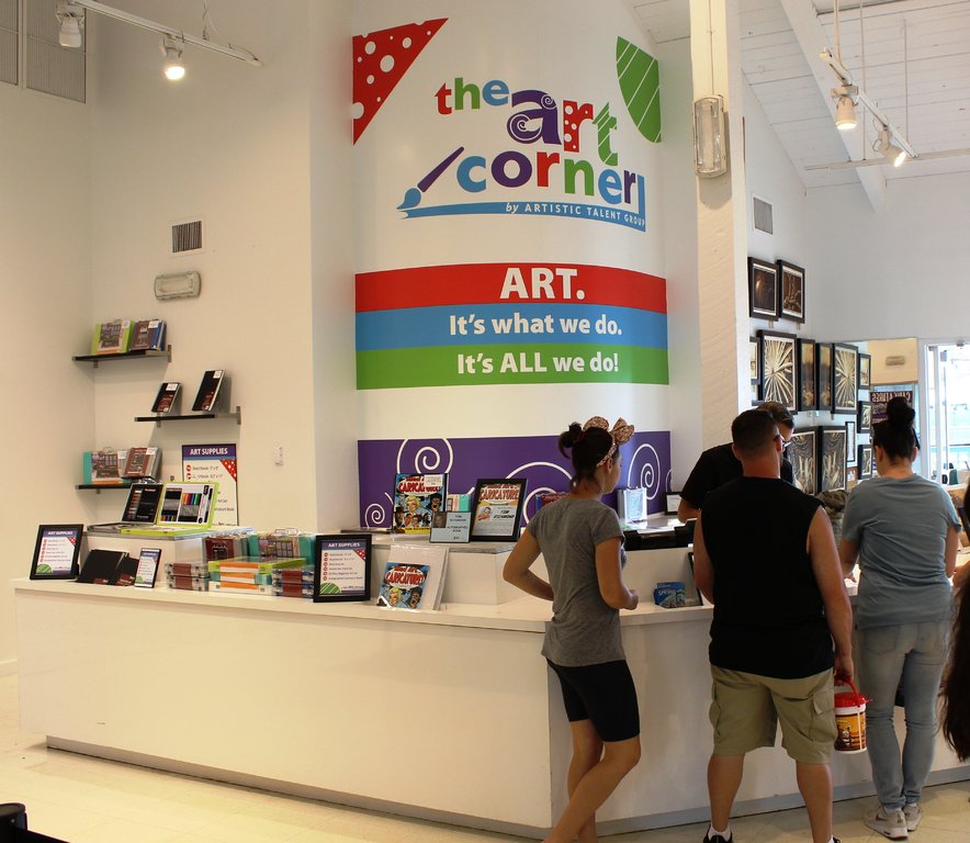News 'The Art Corner' a limited time popup store now open at Disney
