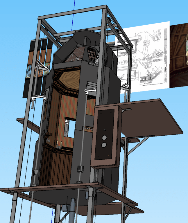 Stretching Room scale model (Updated 5/10/18) WDWMAGIC Unofficial