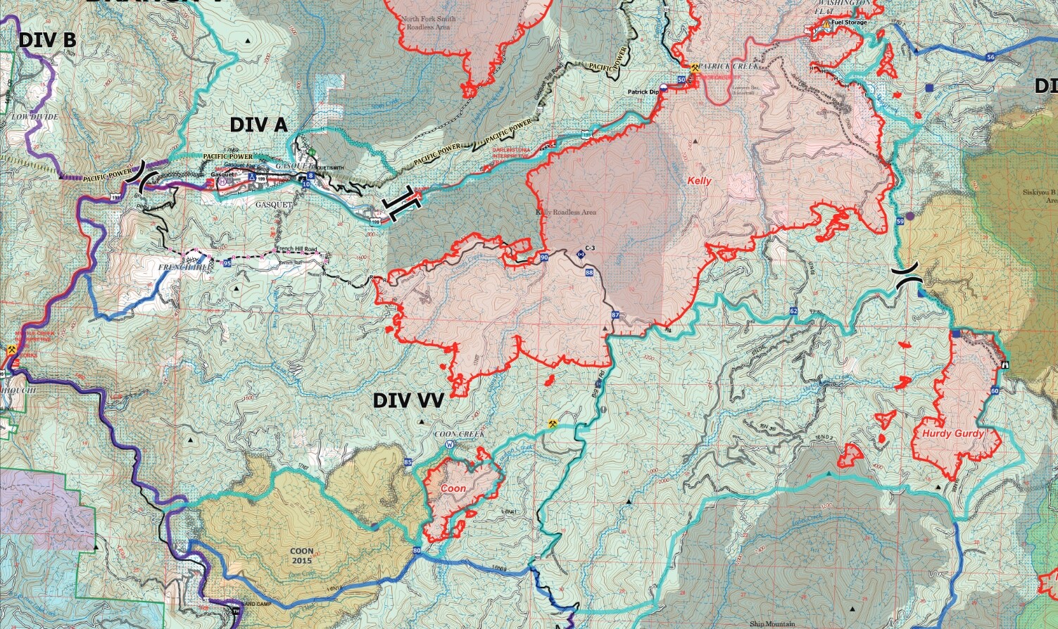 CASRFSmith River Complex Continuing Fires/Incidents Wildfire Intel