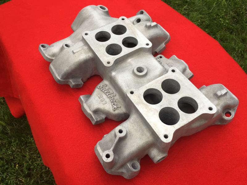 wanted edelbock 257 dual quad intake