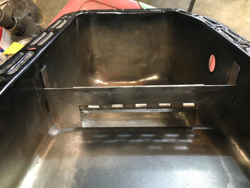 Baffles for a big truck y block pan