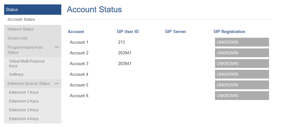 GXP2170 Will Not Register SIP Accounts GXP21xx Series Enterprise IP