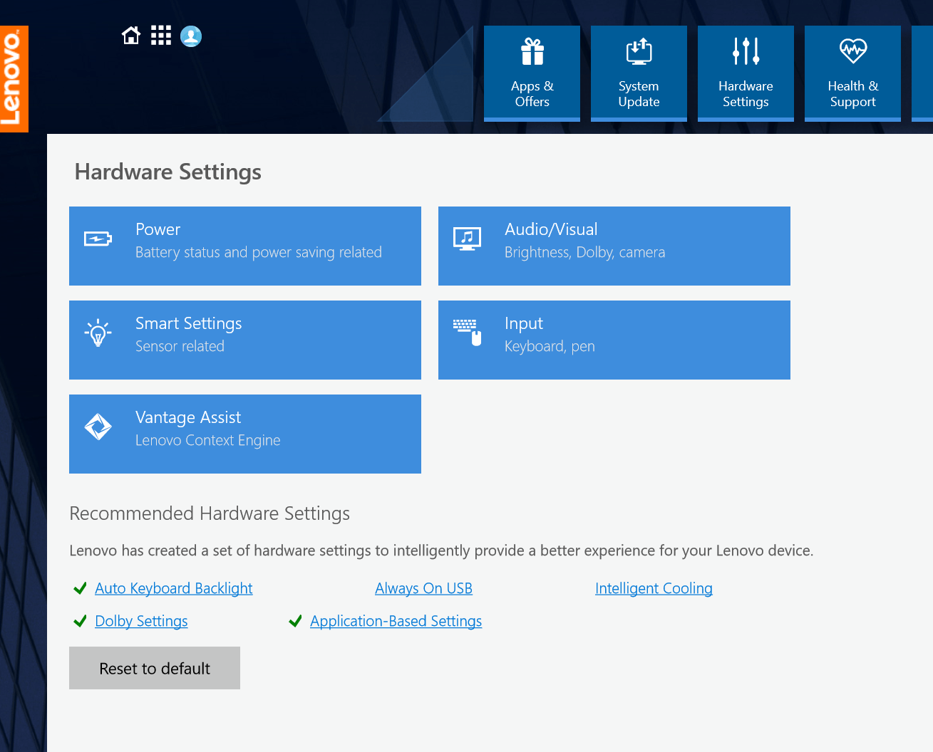 thinkpad x1 yoga 3rd Windows 10 How to see / set Battery Charging