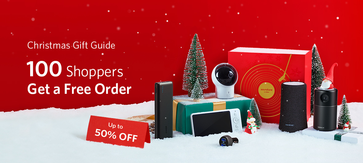 Anker Christmas Giveaway 2023 Christmas Gift Guide Win a FREE Order of Gifts Deals & Giveaways