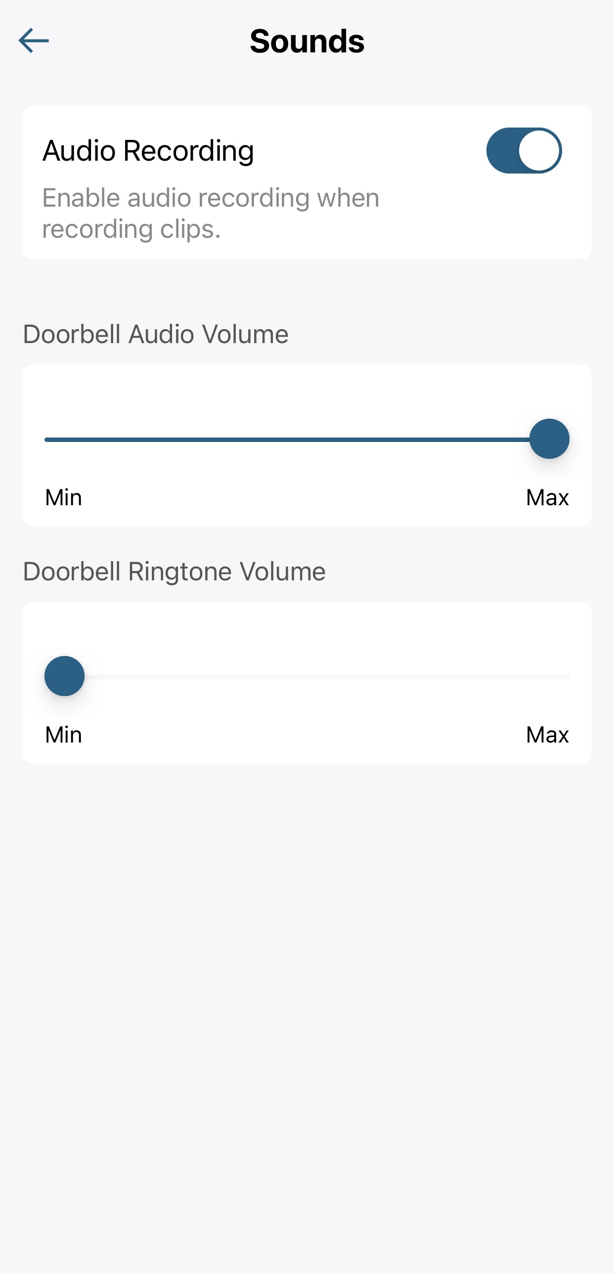 Door Bell and speaker volume Queries Eufy Security Collective