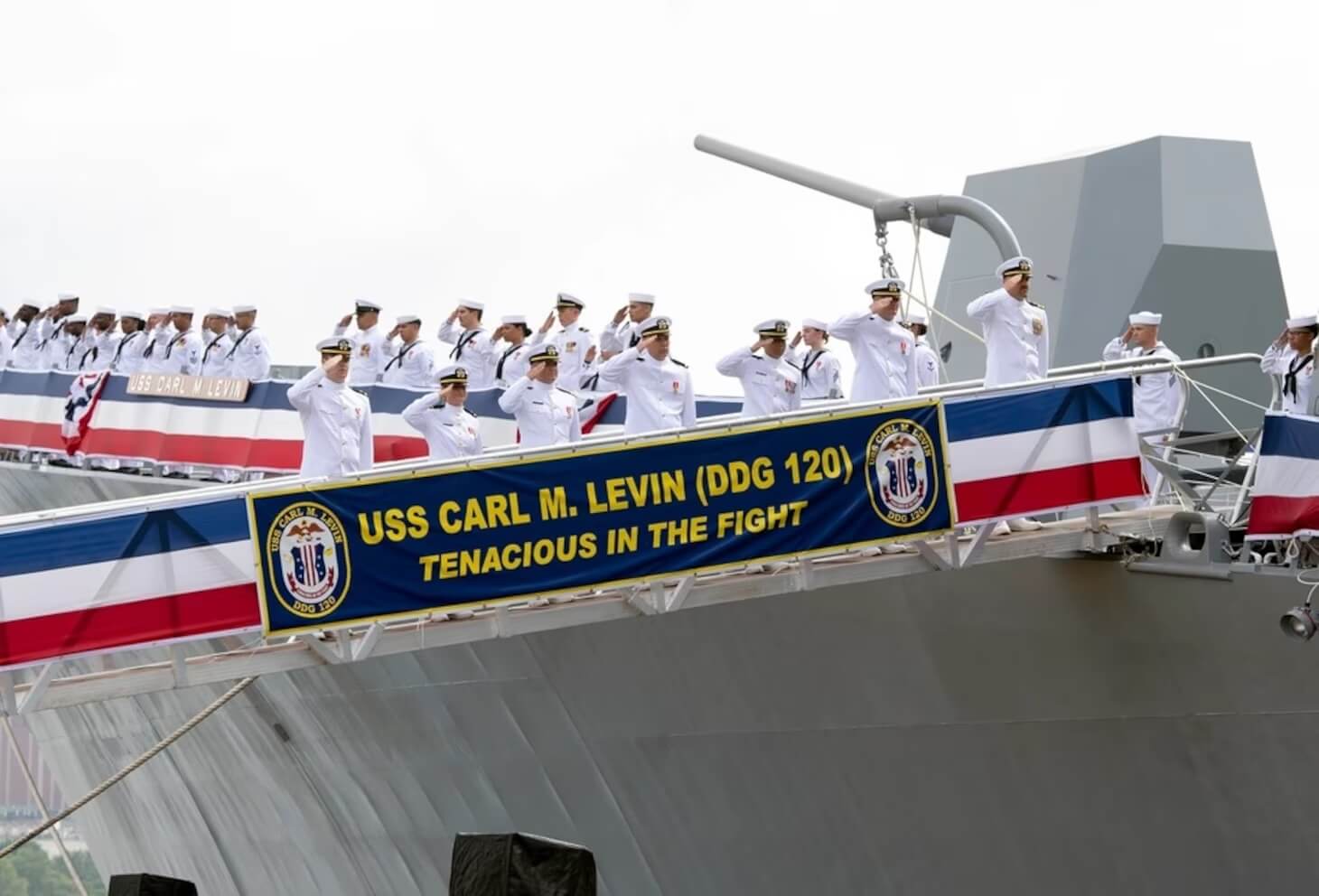 Navy launches ship named for late Jewish Sen. Carl Levin The Forward