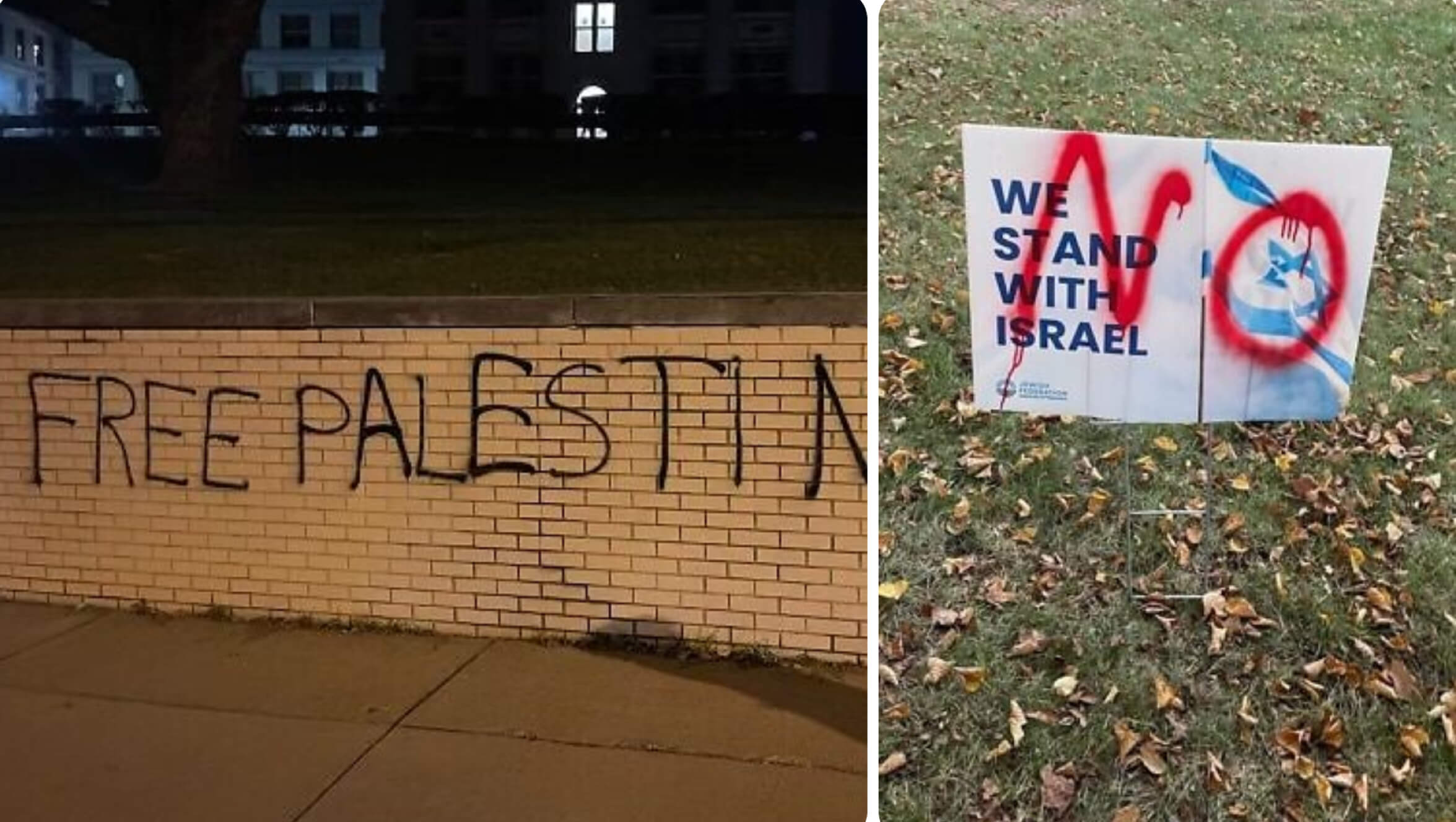 AntiIsrael vandalism near Tree of Life on anniversary's eve The Forward