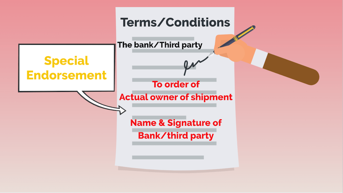 About Endorsement of B/L ｜ 【フォワーダー大学 】国際物流学科 タイキャンパス