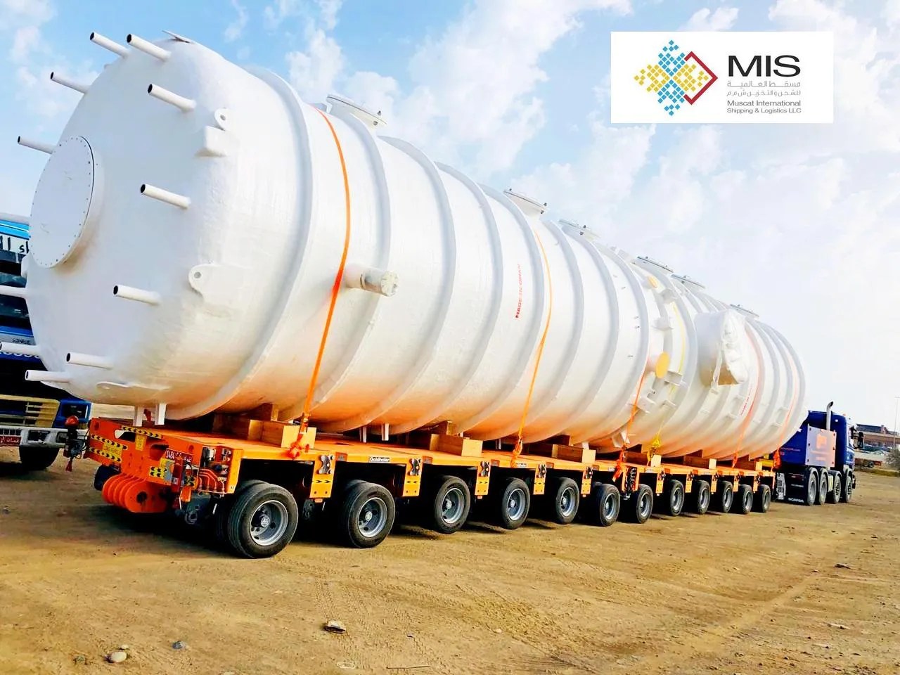 MIS Handle Successful Transport & Shipping of Large Tanks FORWARDER